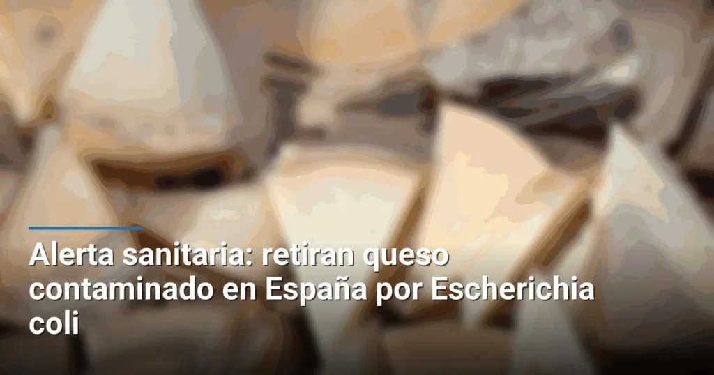 Alerta sanitaria: retiran queso contaminado en España por Escherichia coli