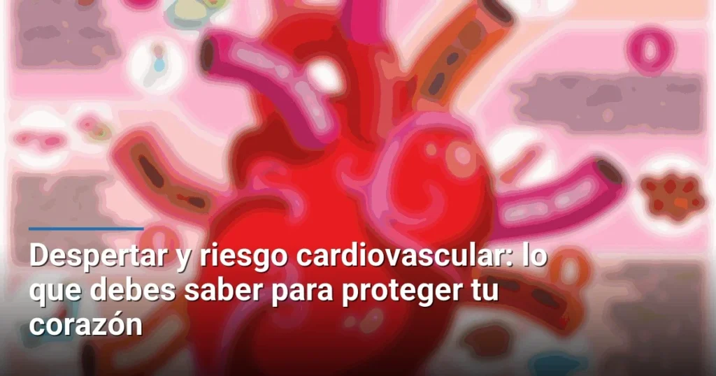 Despertar y riesgo cardiovascular: lo que debes saber para proteger tu corazón