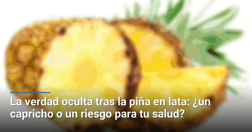 La verdad oculta tras la piña en lata: ¿un capricho o un riesgo para tu salud?