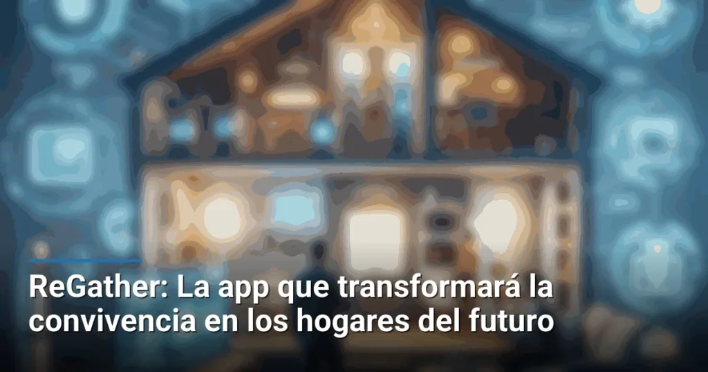 ReGather: La app que transformará la convivencia en los hogares del futuro