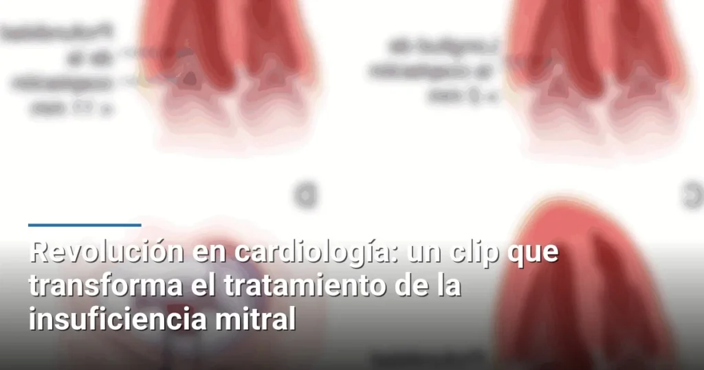 Revolución en cardiología: un clip que transforma el tratamiento de la insuficiencia mitral