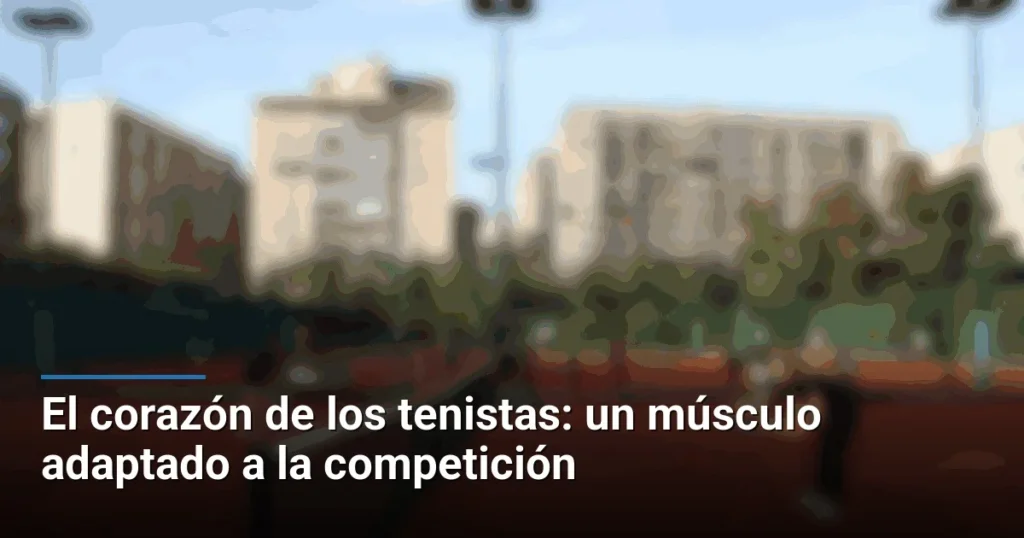 El corazón de los tenistas: un músculo adaptado a la competición