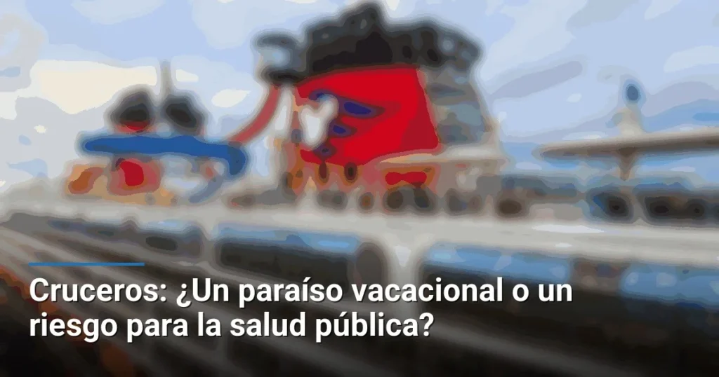 Cruceros: ¿Un paraíso vacacional o un riesgo para la salud pública?