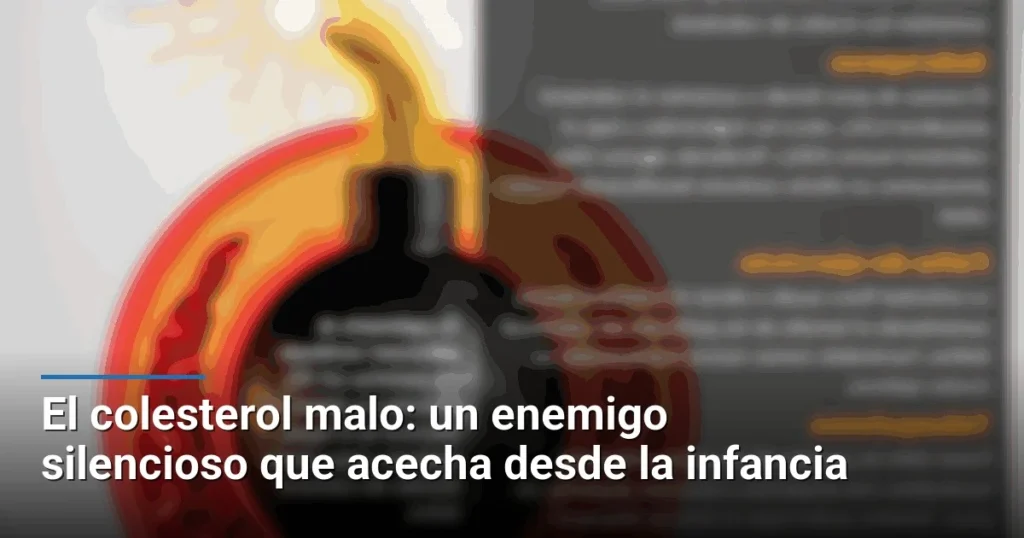 El colesterol malo: un enemigo silencioso que acecha desde la infancia