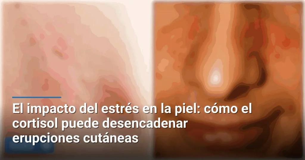 El impacto del estrés en la piel: cómo el cortisol puede desencadenar erupciones cutáneas