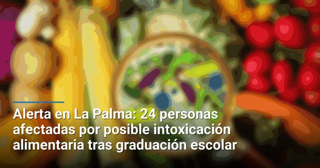 Alerta en La Palma: 24 personas afectadas por posible intoxicación alimentaria tras graduación escolar