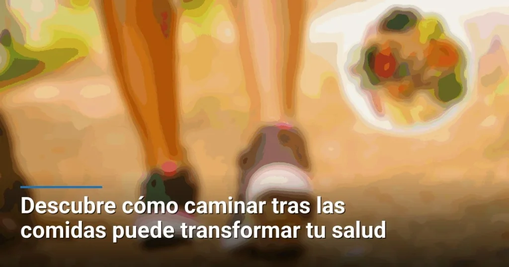 Descubre cómo caminar tras las comidas puede transformar tu salud