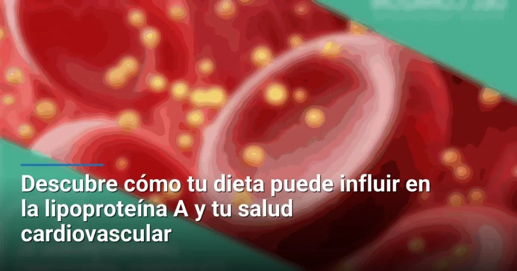 Descubre cómo tu dieta puede influir en la lipoproteína A y tu salud cardiovascular