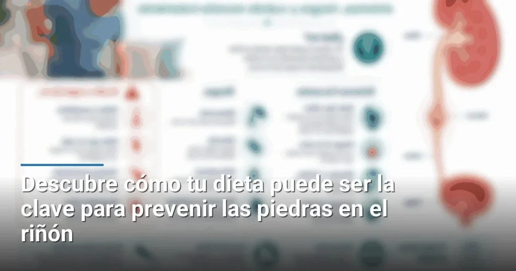 Descubre cómo tu dieta puede ser la clave para prevenir las piedras en el riñón