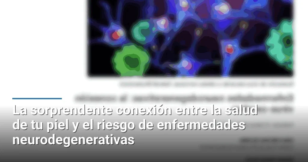 La sorprendente conexión entre la salud de tu piel y el riesgo de enfermedades neurodegenerativas