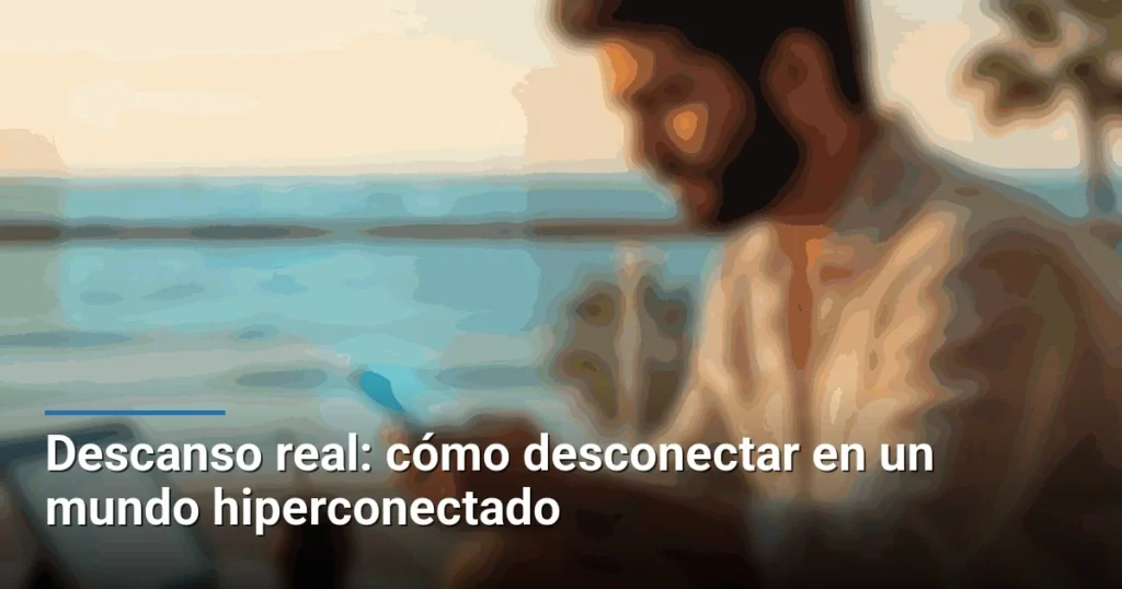 Descanso real: cómo desconectar en un mundo hiperconectado