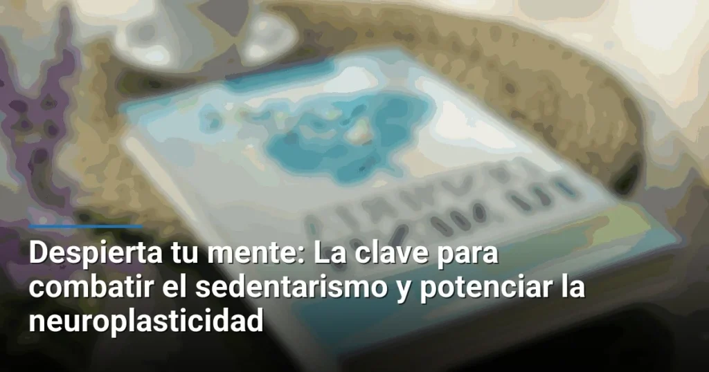 Despierta tu mente: La clave para combatir el sedentarismo y potenciar la neuroplasticidad