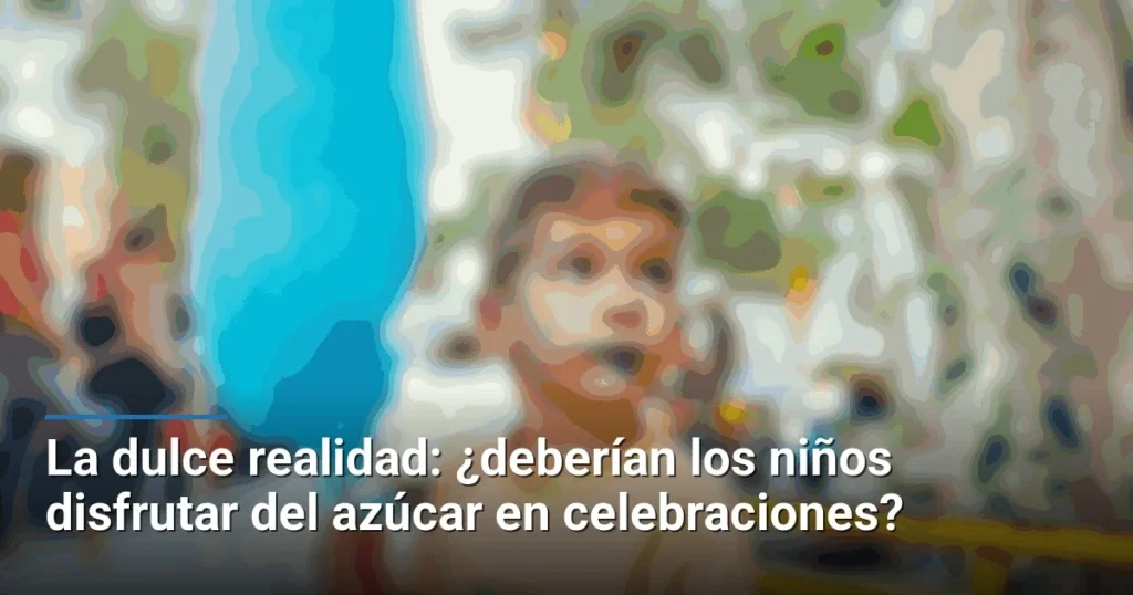 La dulce realidad: ¿deberían los niños disfrutar del azúcar en celebraciones?