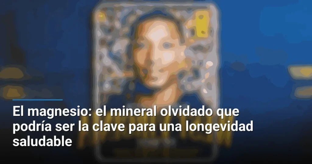 El magnesio: el mineral olvidado que podría ser la clave para una longevidad saludable