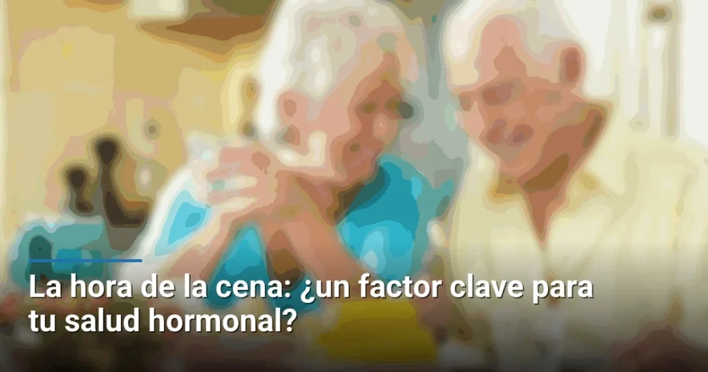 La hora de la cena: ¿un factor clave para tu salud hormonal?
